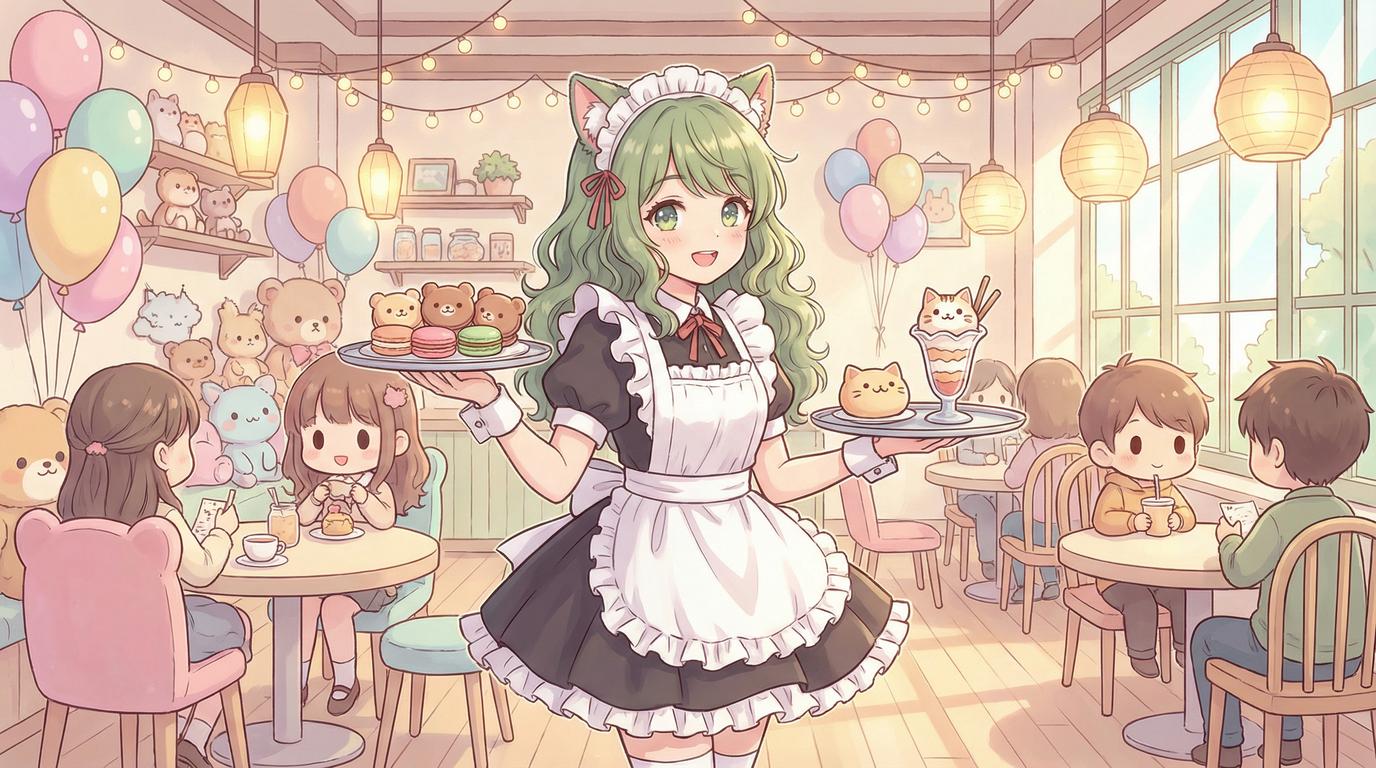 抖阴猫咖女仆cosplay视频